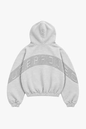C-suite Zip-Up Hoodie Grey