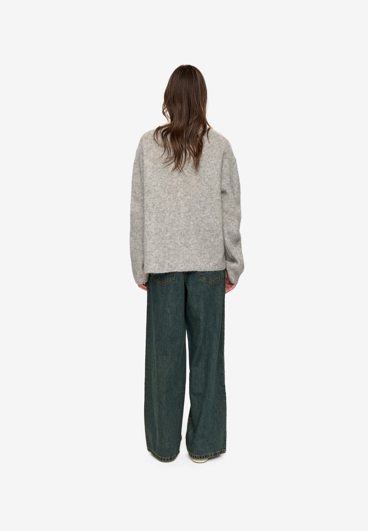 minimum female Calaha jumper 9965 Jumper 910M Light Grey Melange