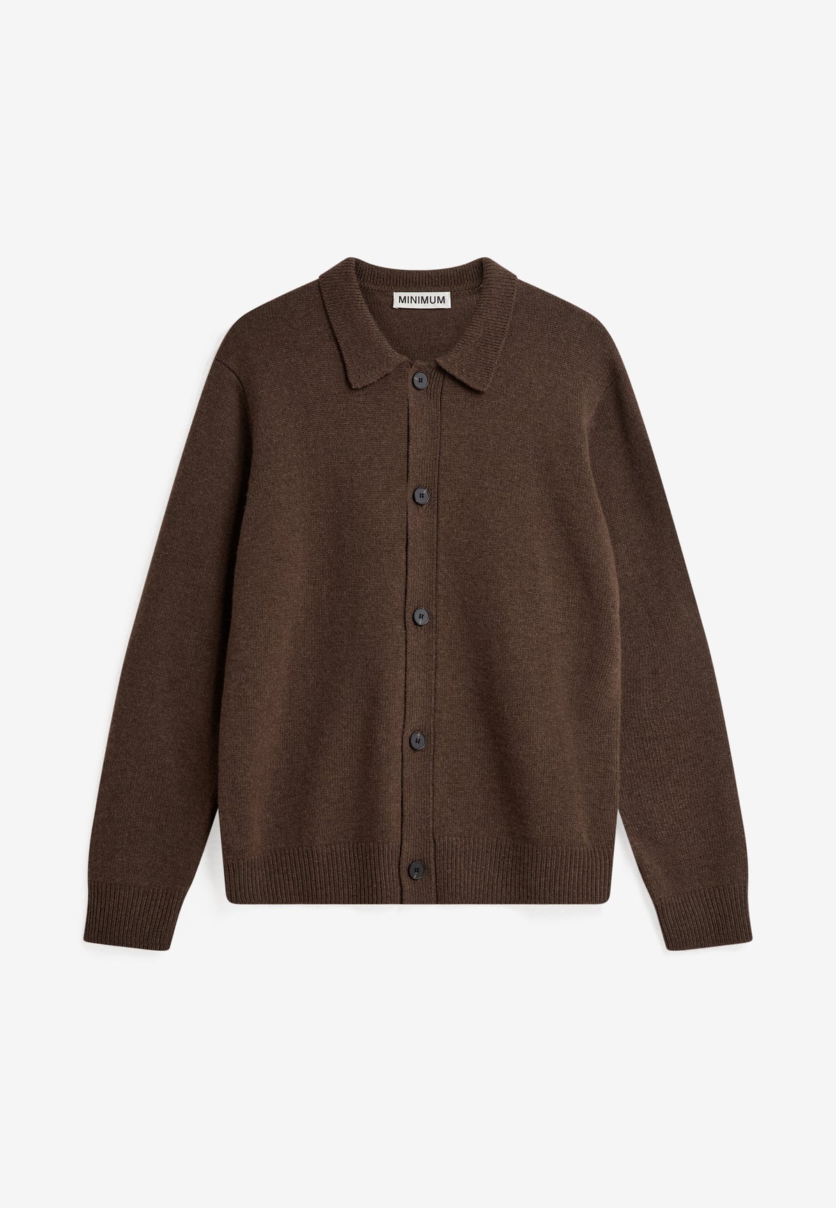 minimum male Derek cardigan 9954 Cardigan 0812 Turkish Coffee