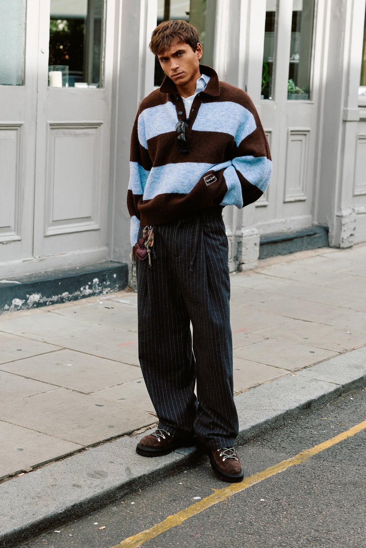 Camden Knit Sweater Brown