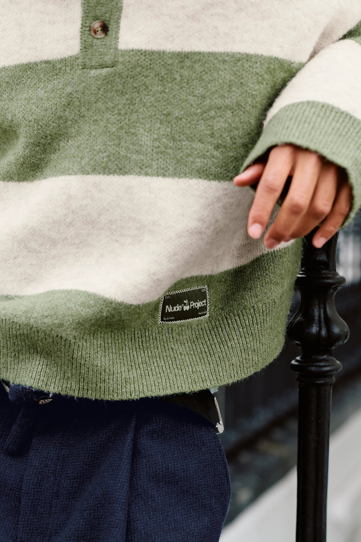 Camden Knit Sweater Green
