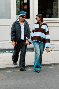 Camden Knit Sweater Brown