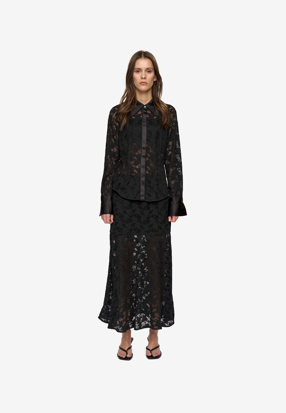 minimum female Gry ls shirt 4760 Long Sleeved Shirt 999 Black