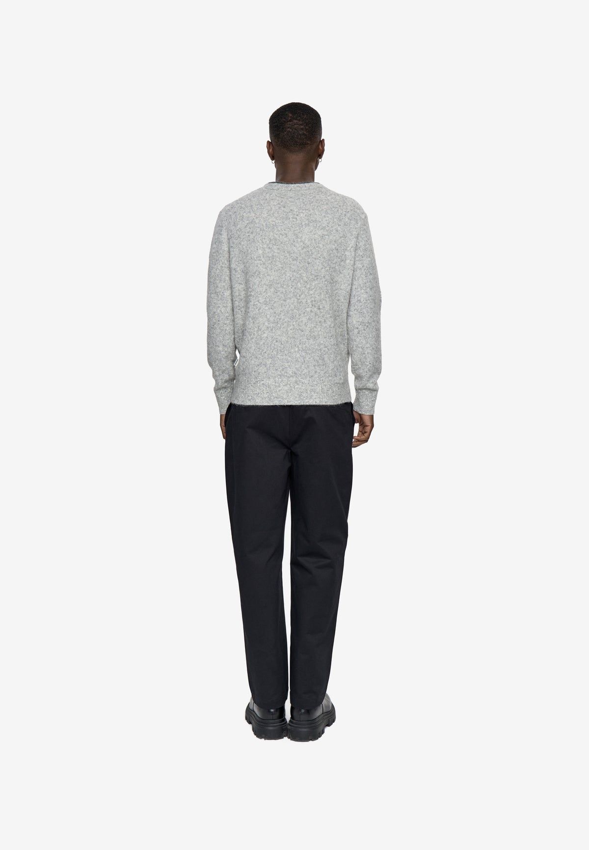 minimum male Henry sweater 4782 Jumper 4705 Gray Illusions