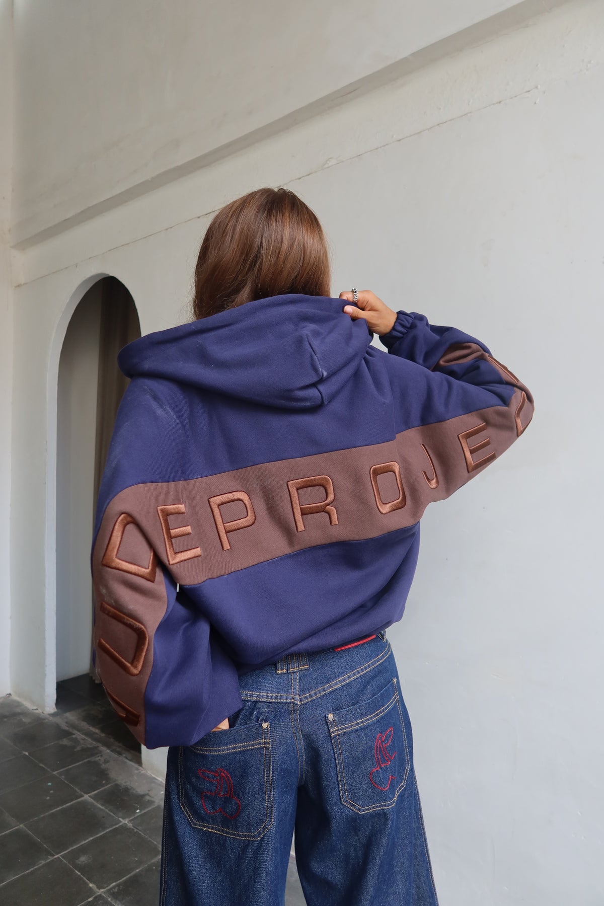 C-suite Zip-Up Hoodie Navy