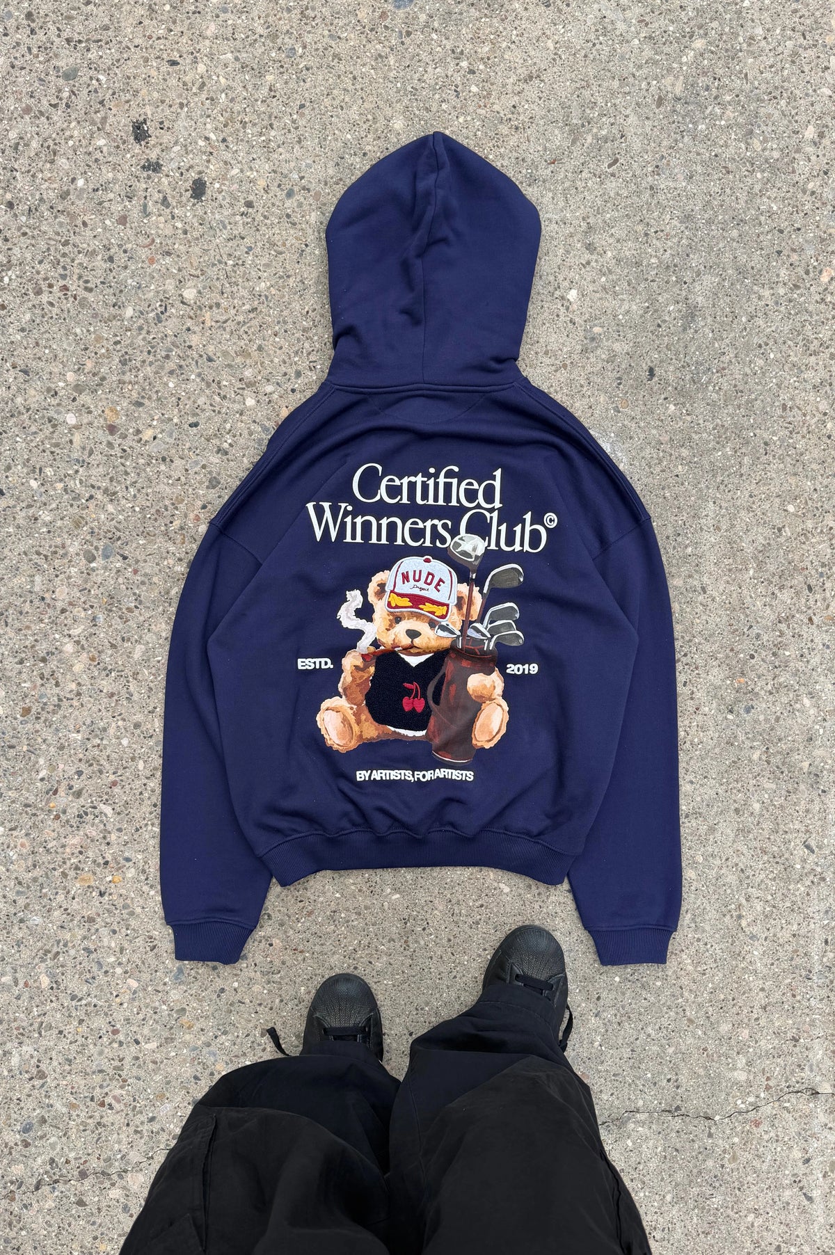 Winner Hoodie Navy
