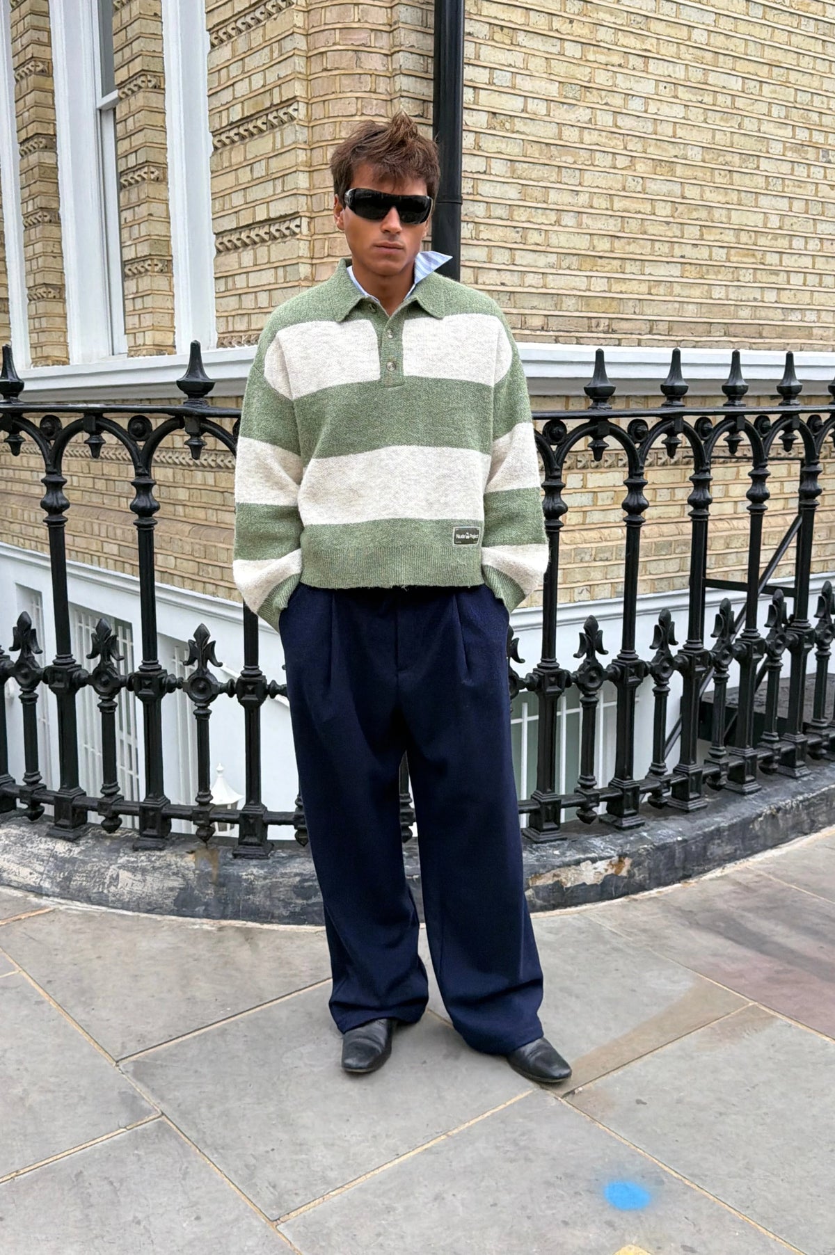 Camden Knit Sweater Green