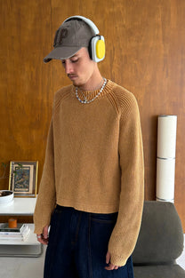 The Promotion Knit Sweater Dark Orange