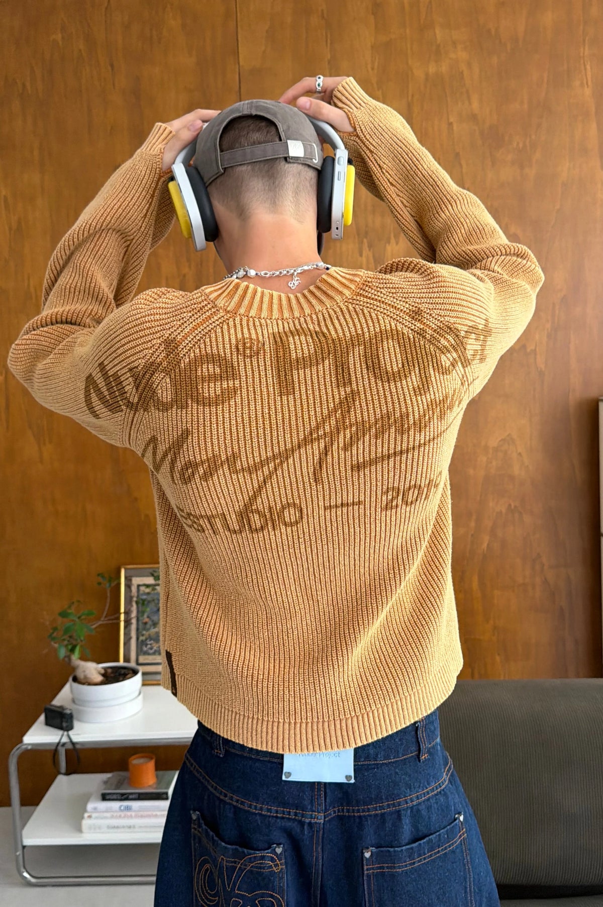 The Promotion Knit Sweater Dark Orange
