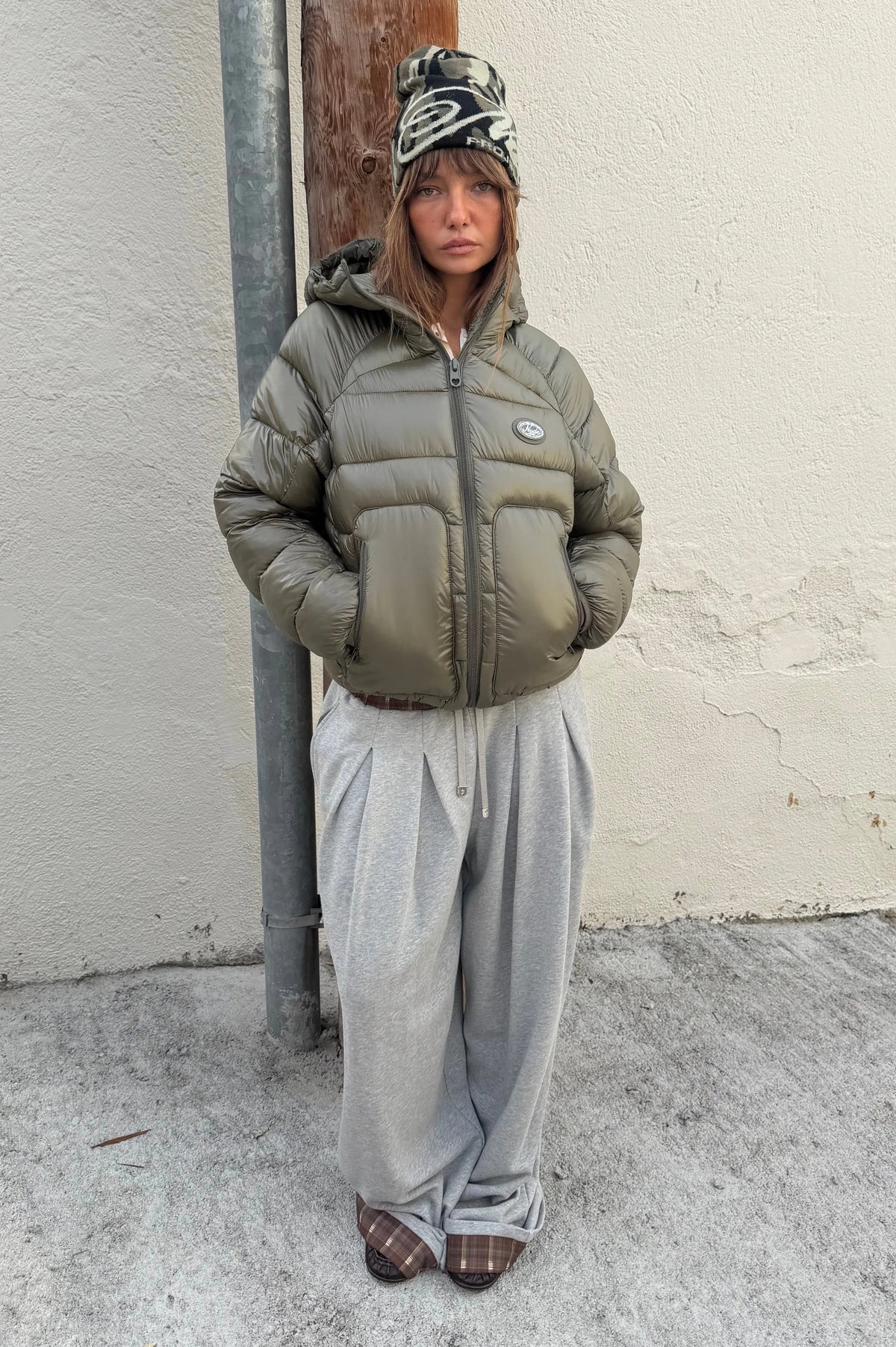 Iconic Puffer Jacket Khaki