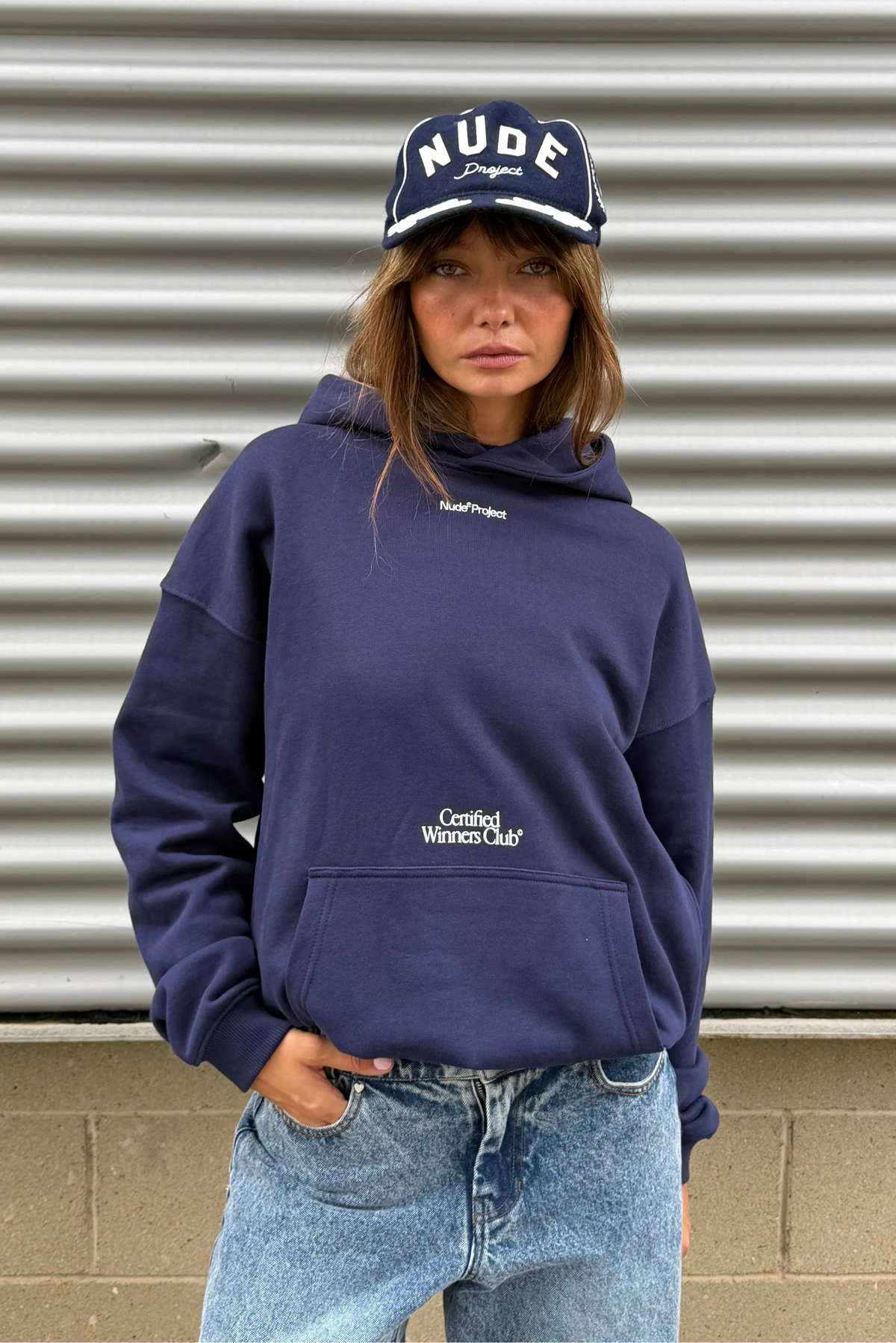 Winner Hoodie Navy