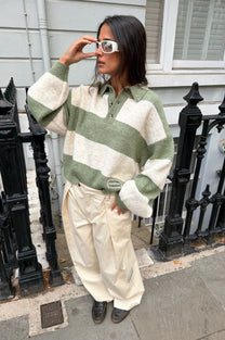 Camden Knit Sweater Green