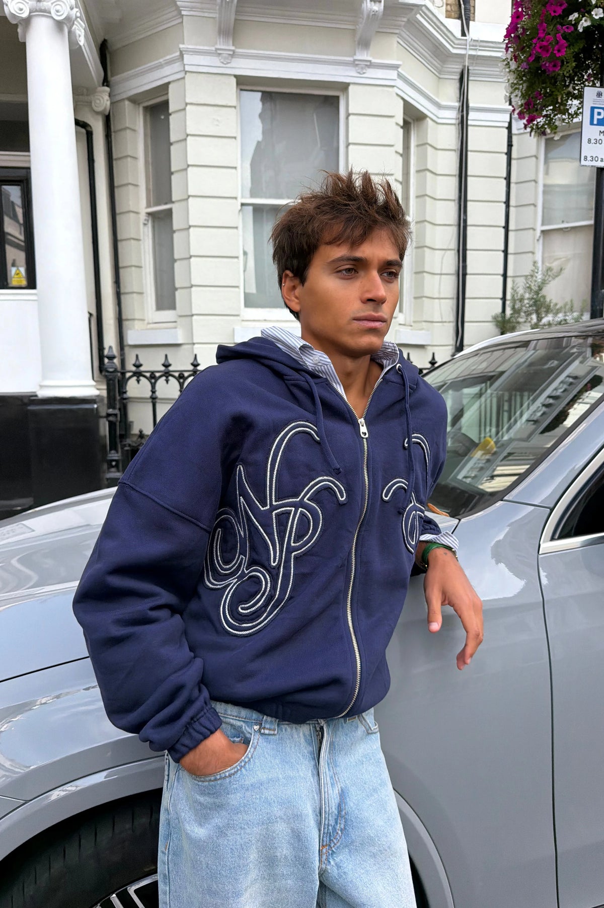 Mirror Zip-Up Hoodie