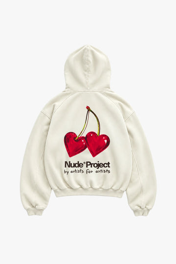 Juicy Cherry Hoodie Marshmallow