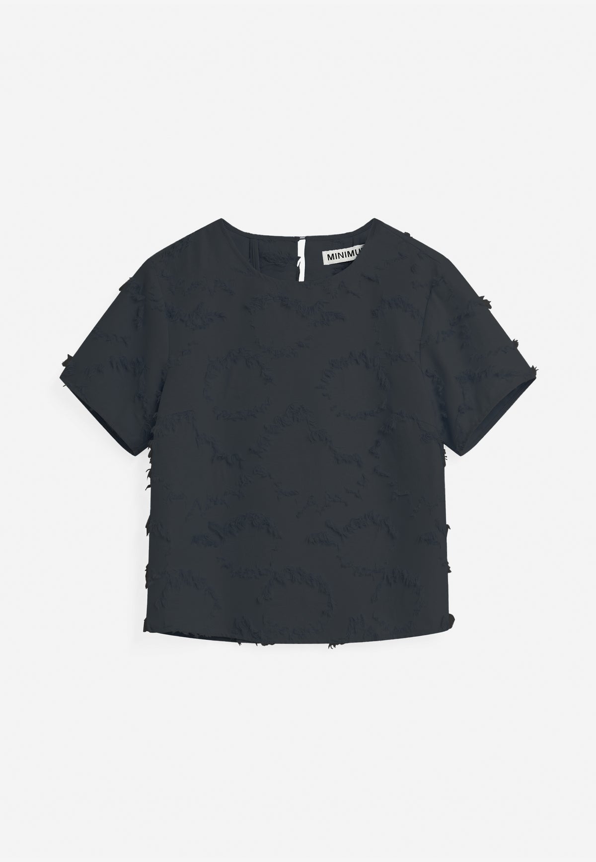 minimum female Joanna ss blouse 4584 Short Sleeved Blouse 999 Black