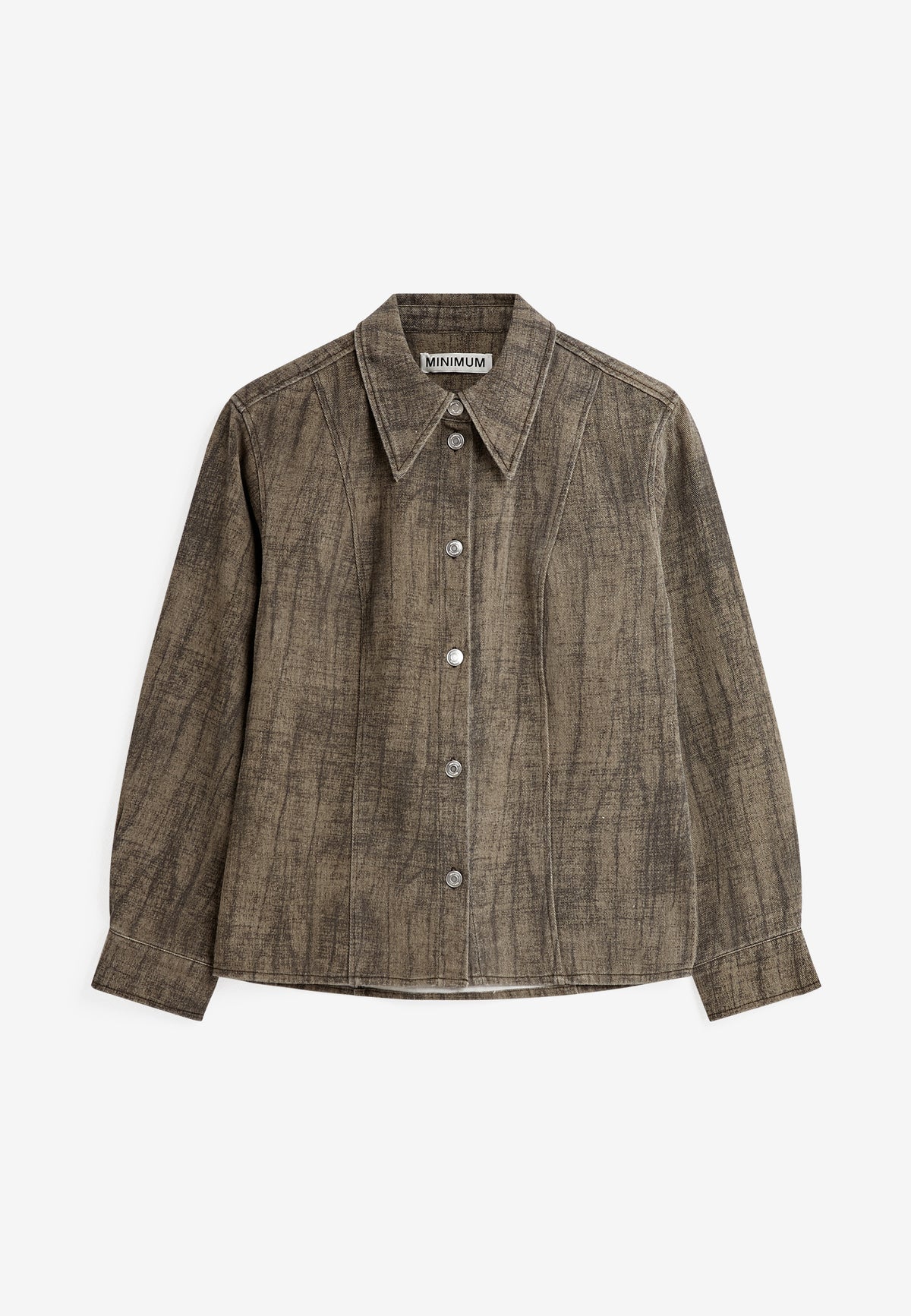 minimum female Layenne ls shirt 4838 Long Sleeved Shirt 1815 Shitake