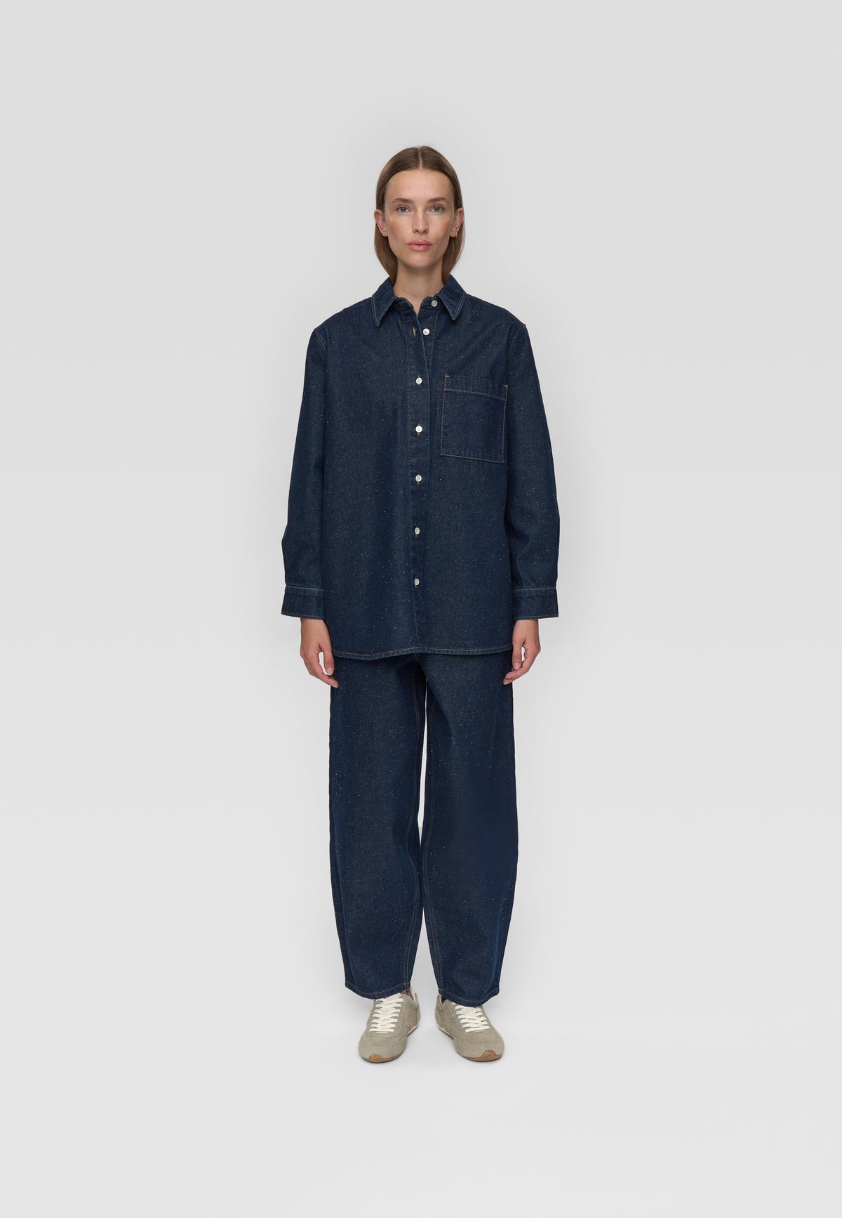 minimum female Layne shirt 4574 Long Sleeved Shirt 3922 Sky Captain