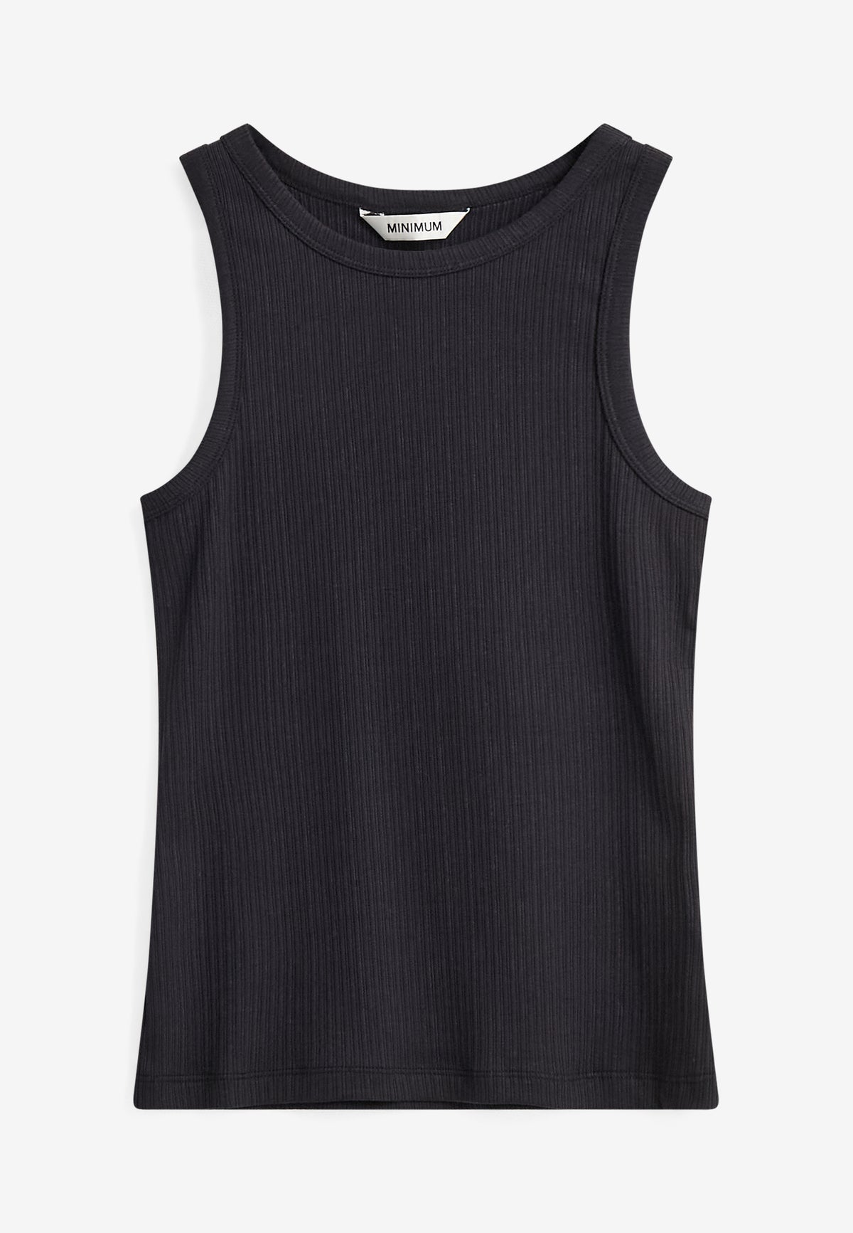 minimum female Lila tank top 4226 GOTS Gilet 999 Black