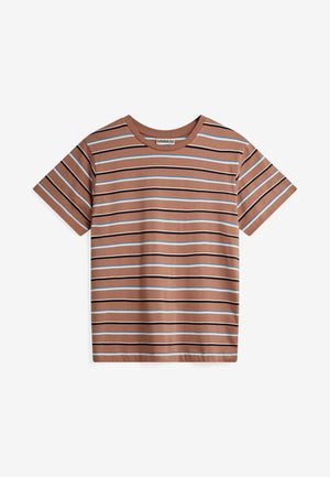 minimum female Lilou ss t-shirt G034 GOTS Short Sleeved T-shirt 1230 Mocha Mousse