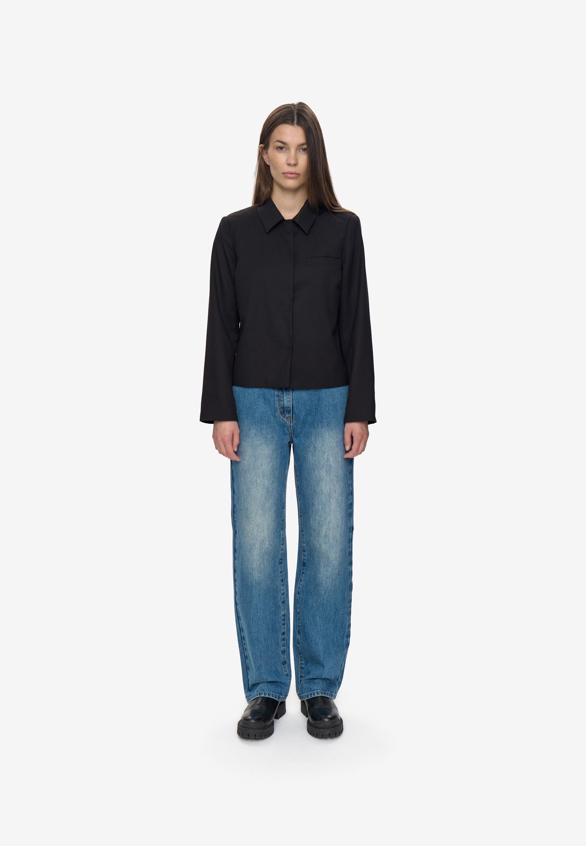 minimum female Luciana jacket 4527 Lightweight Jacket 999 Black