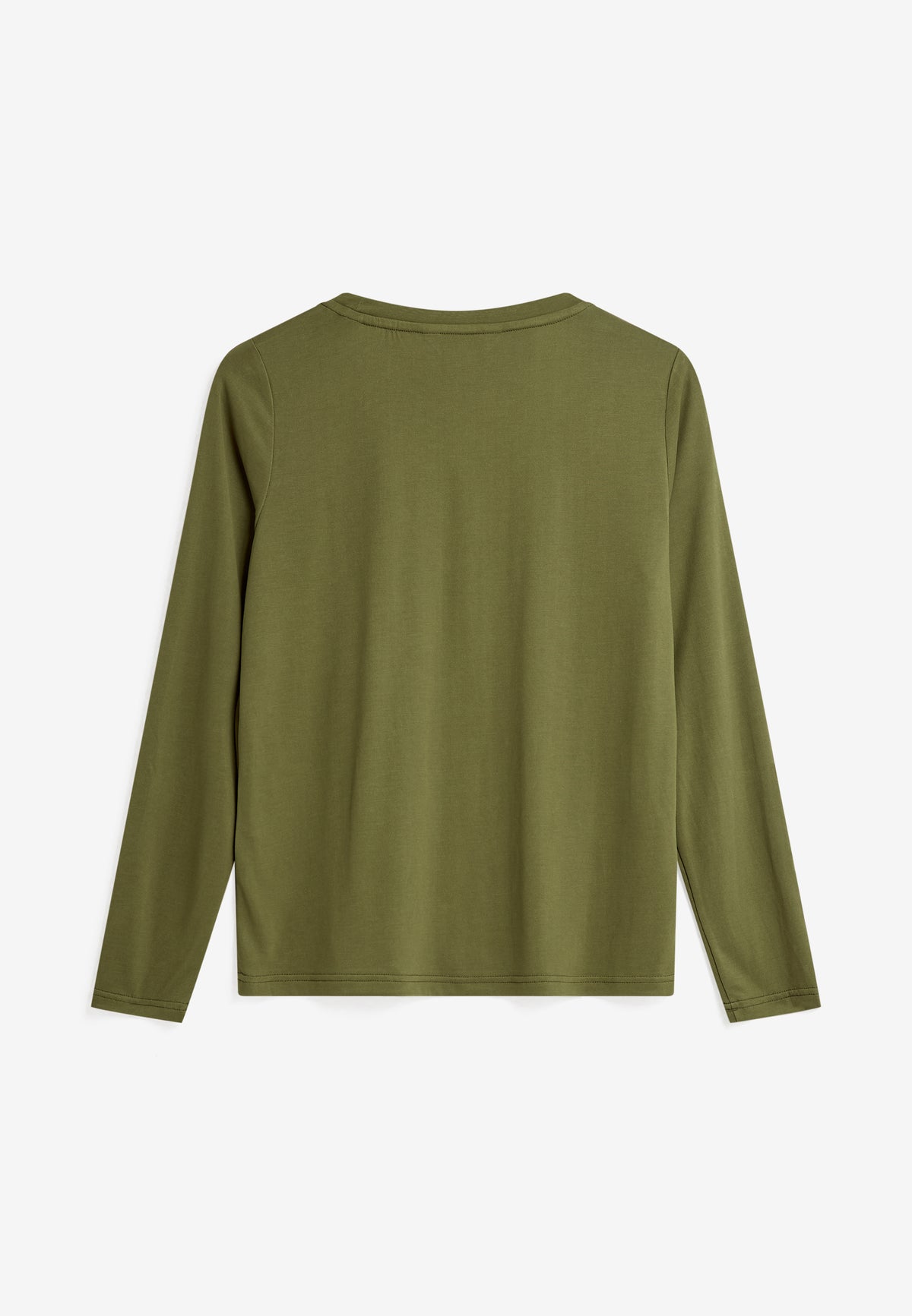 minimum female Margot Tee 0281 Long Sleeved T-shirt 0529 Sphagnum