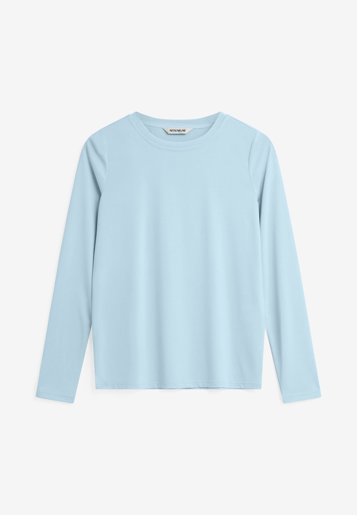 minimum female Margot Tee 0281 Long Sleeved T-shirt 4115 Cashmere Blue
