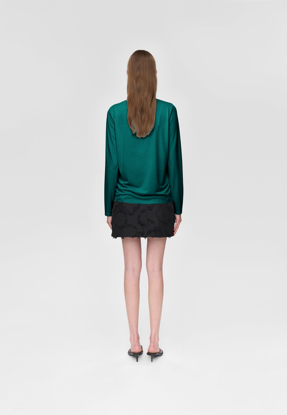 minimum female Margot Tee 0281 Long Sleeved T-shirt 5220 Botanical garden