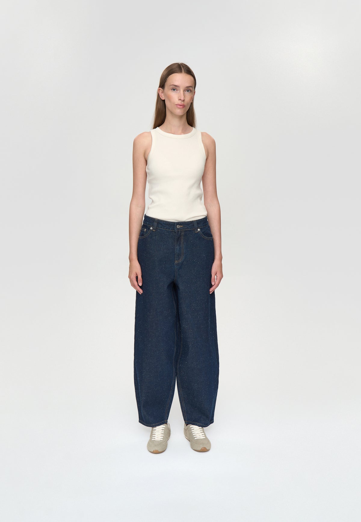 minimum female Maria HW ankle jeans 4574 Tapered Jeans 3922 Sky Captain