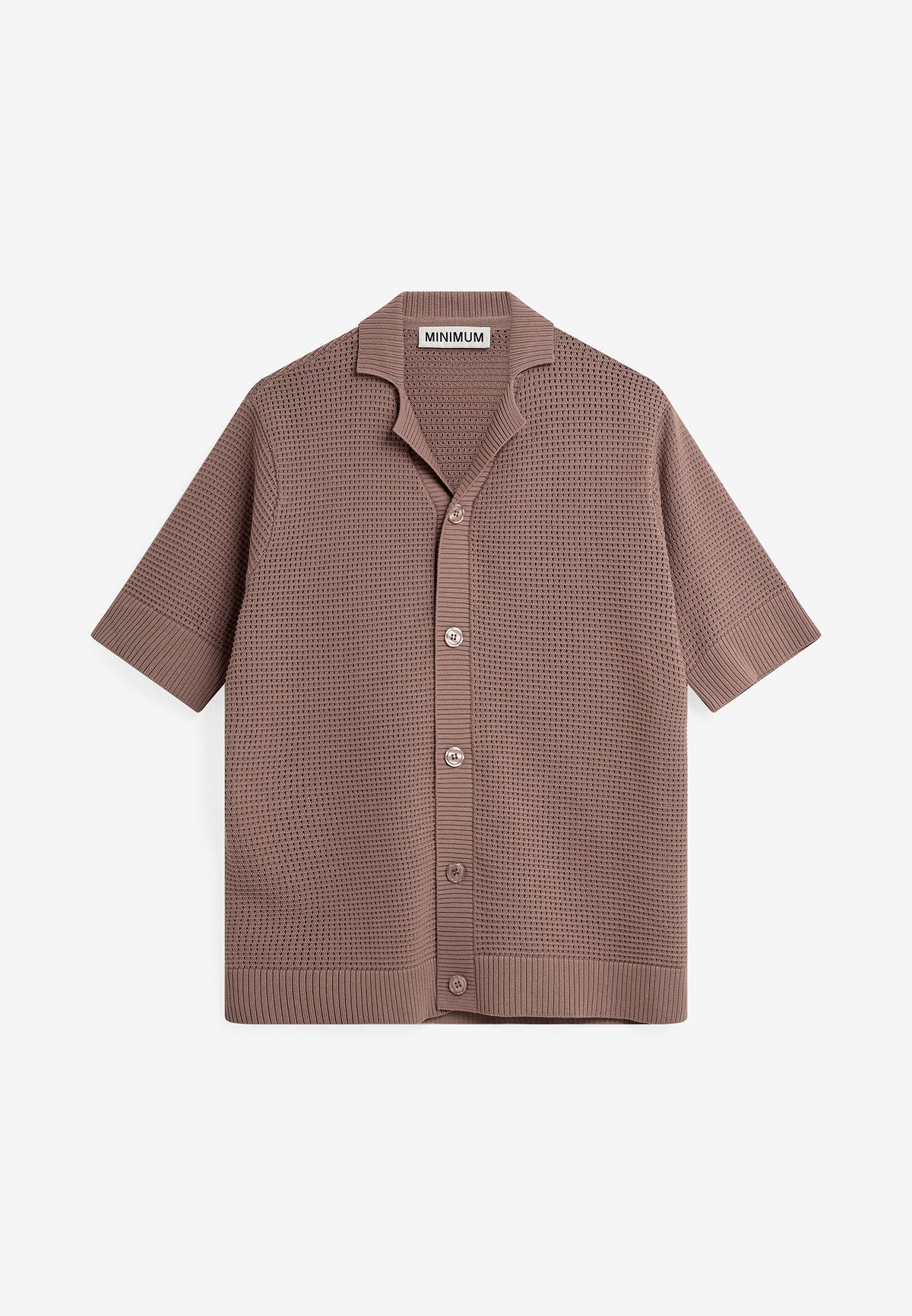 minimum male Mason crochet polo shirt 4177 Polo 1510 Antler