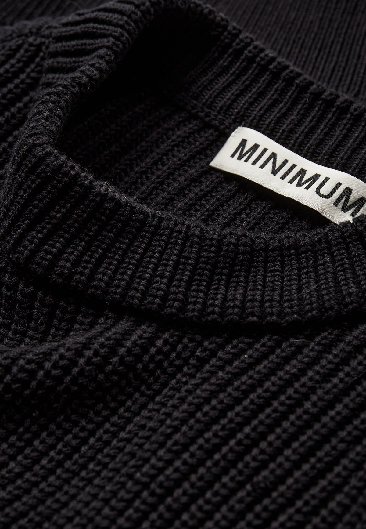 minimum female Mikala jumper G006 GOTS Jumper 999 Black