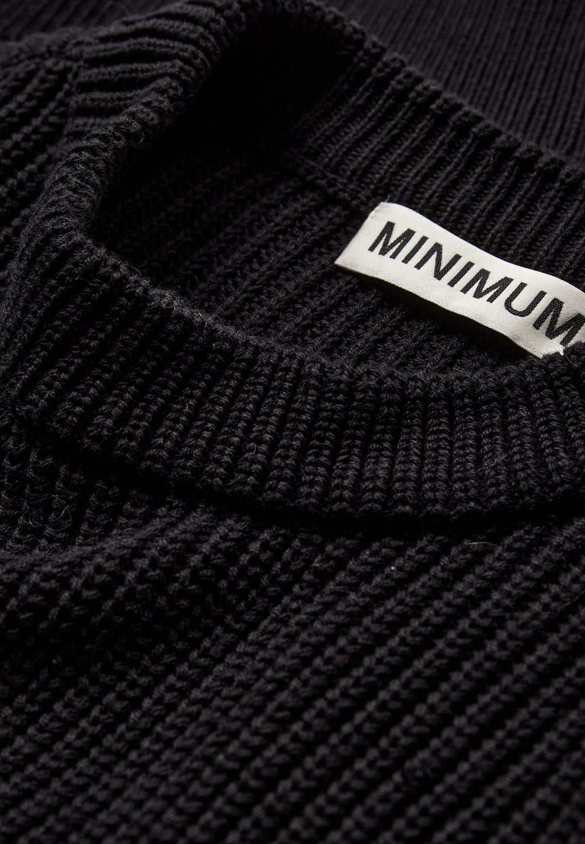 minimum female Mikala jumper G006 GOTS Jumper 999 Black