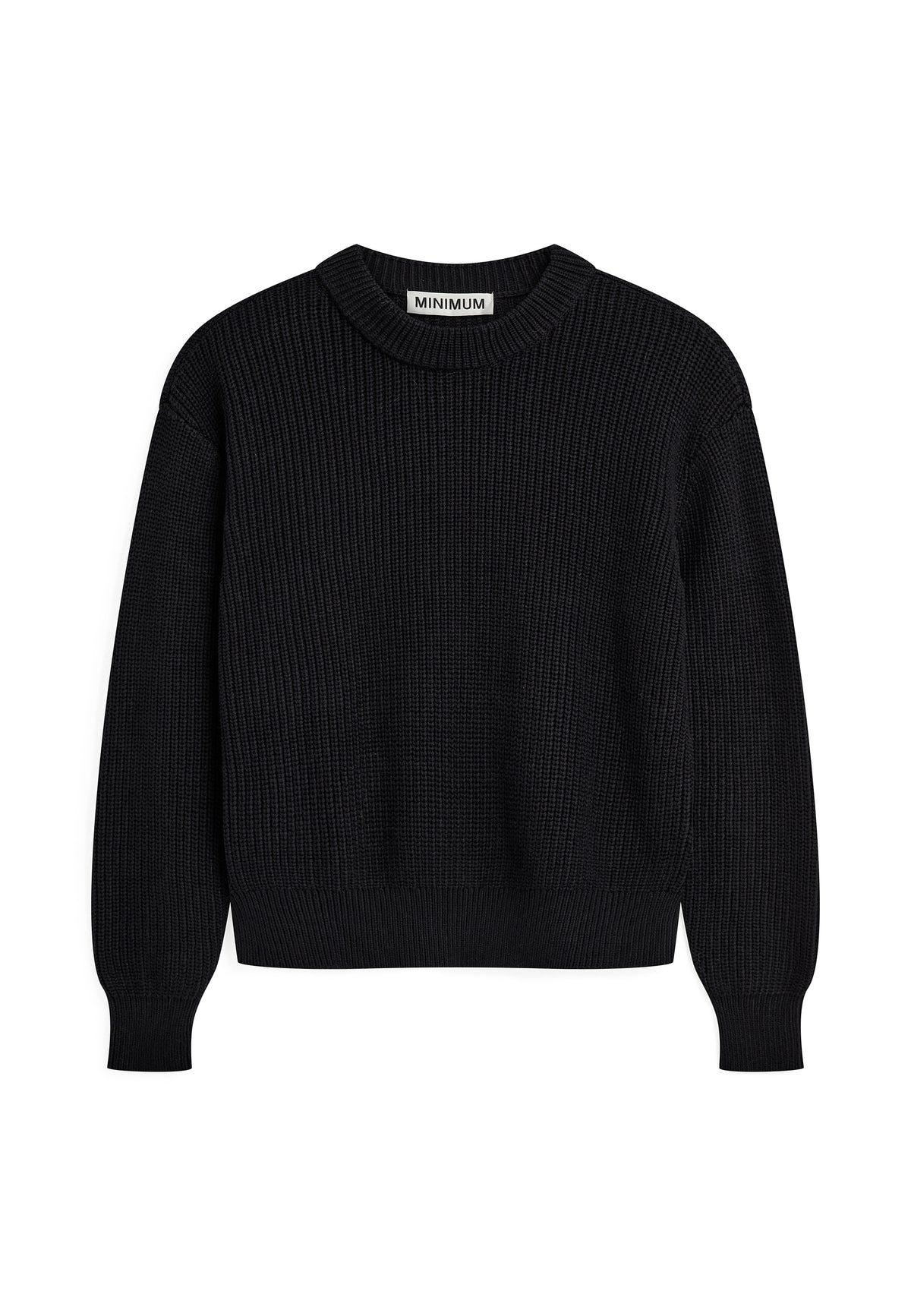 minimum female Mikala jumper G006 GOTS Jumper 999 Black
