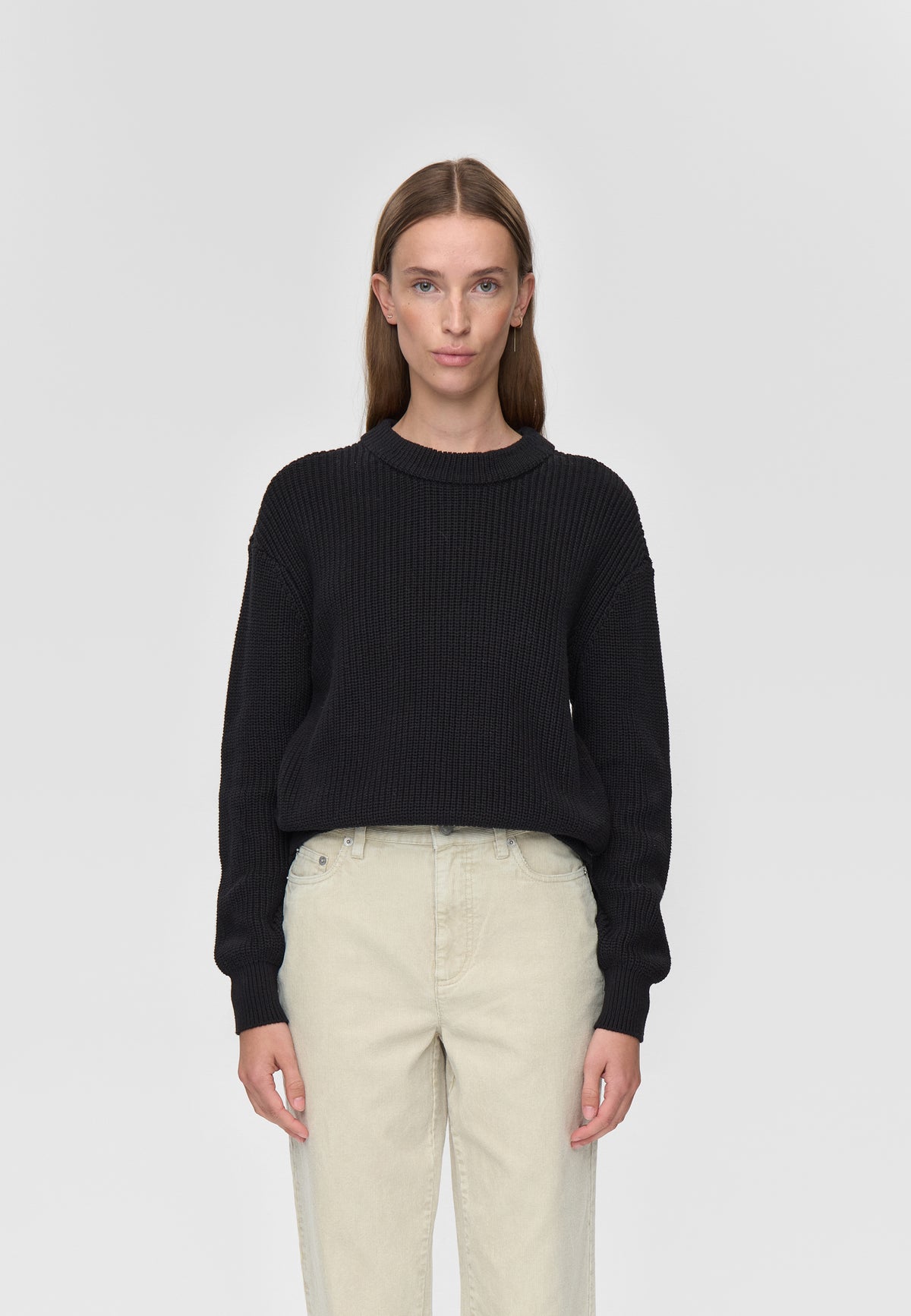 minimum female Mikala jumper G006 GOTS Jumper 999 Black