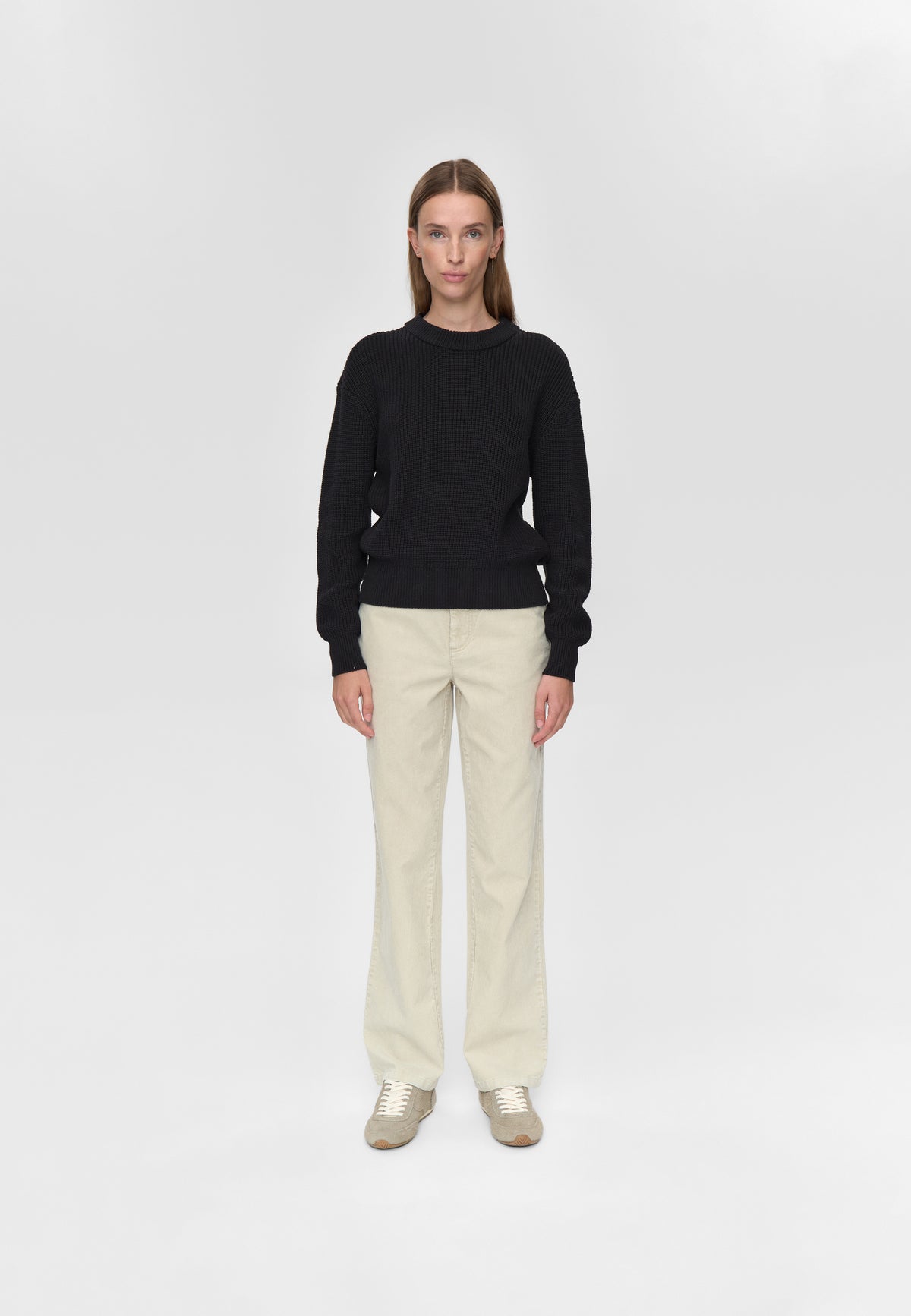 minimum female Mikala jumper G006 GOTS Jumper 999 Black