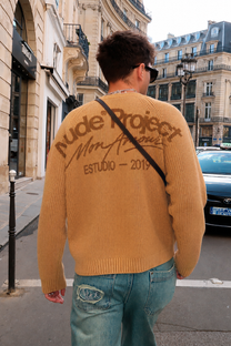 The Promotion Knit Sweater Dark Orange