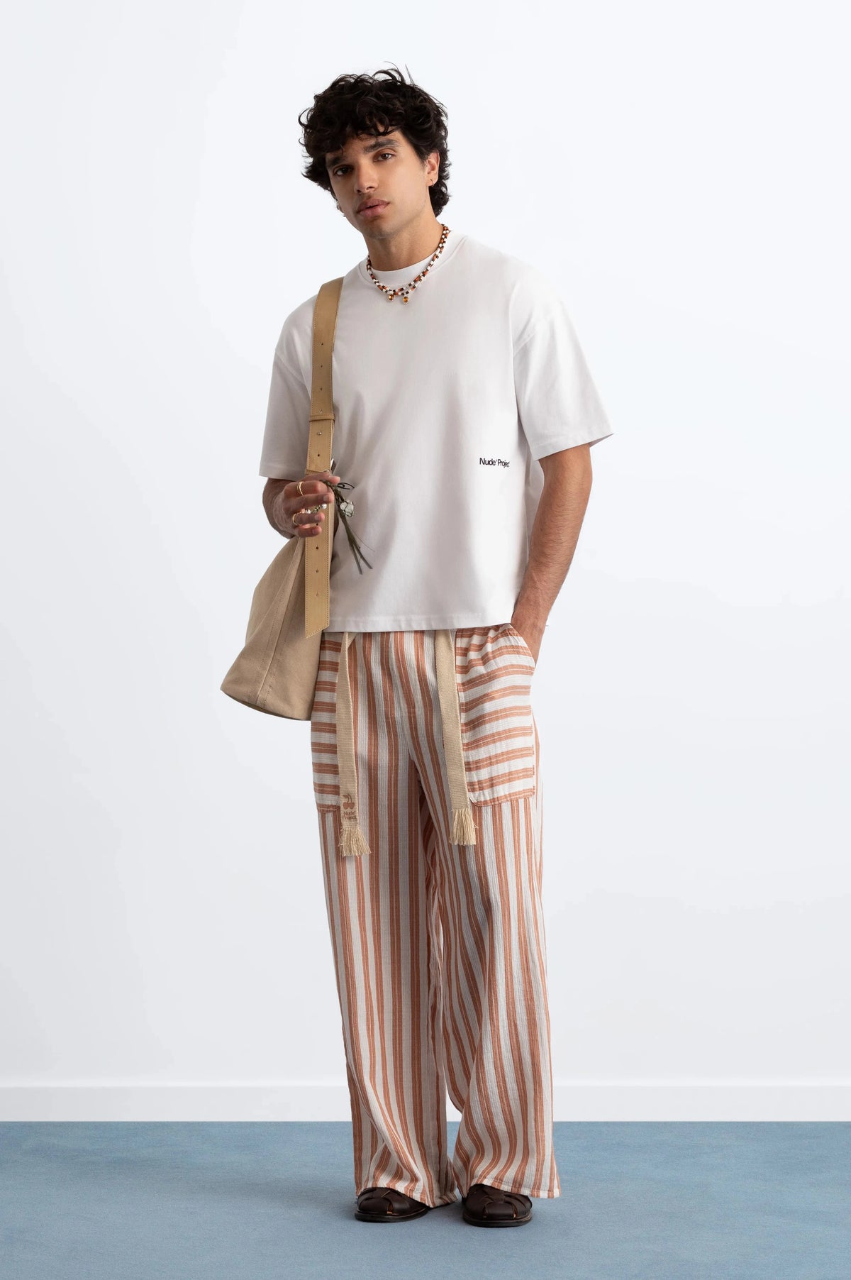 Jave Tee White/Orange