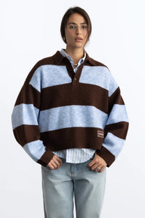 Camden Knit Sweater Brown