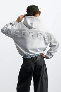 C-suite Zip-Up Hoodie Grey