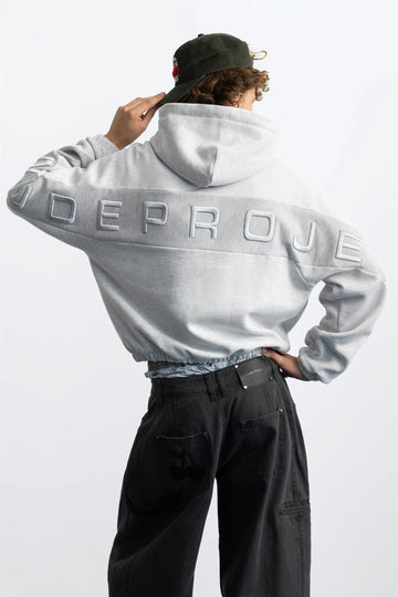 C-suite Zip-Up Hoodie Grey
