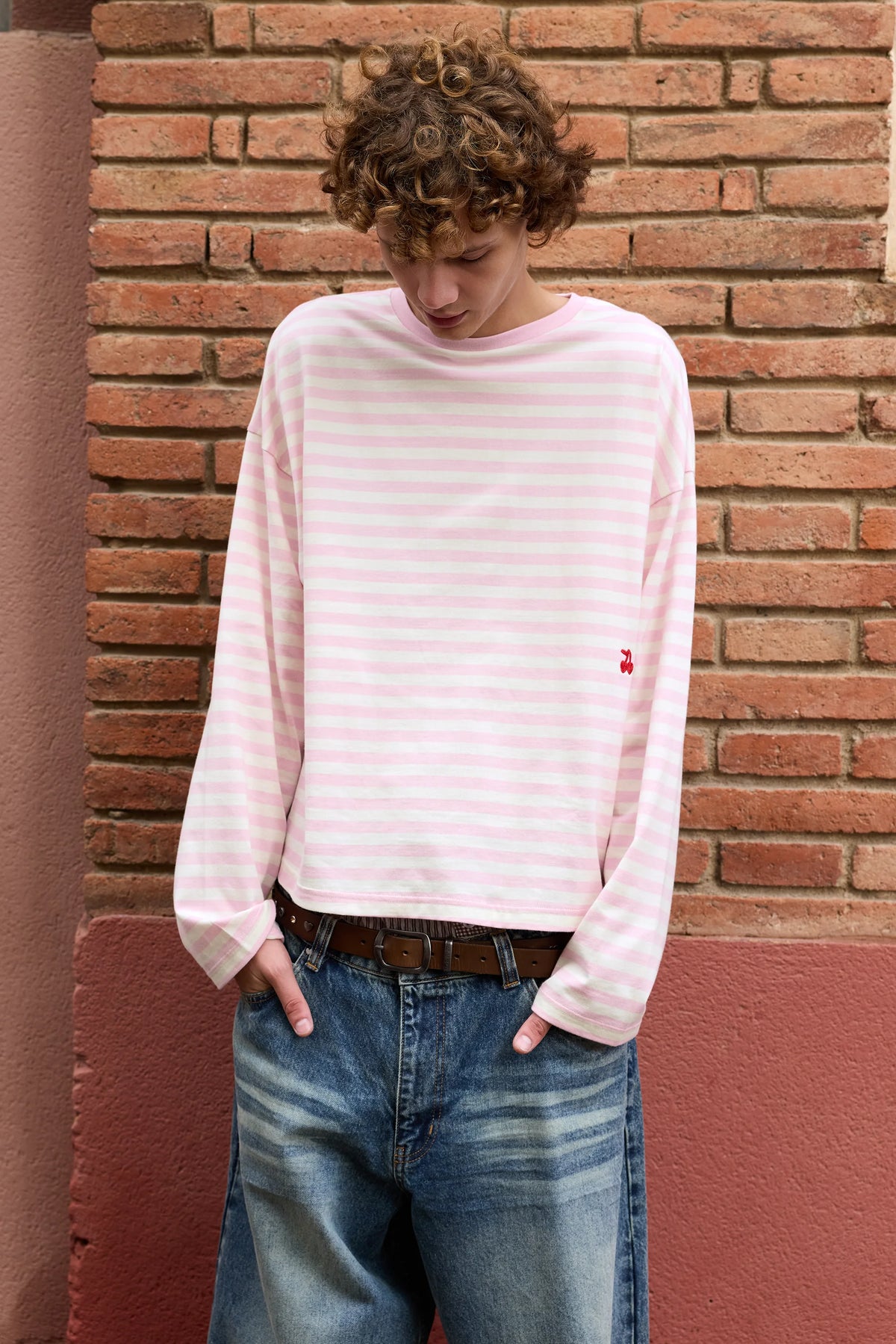 Sailor Long-Sleeve Tee Pink