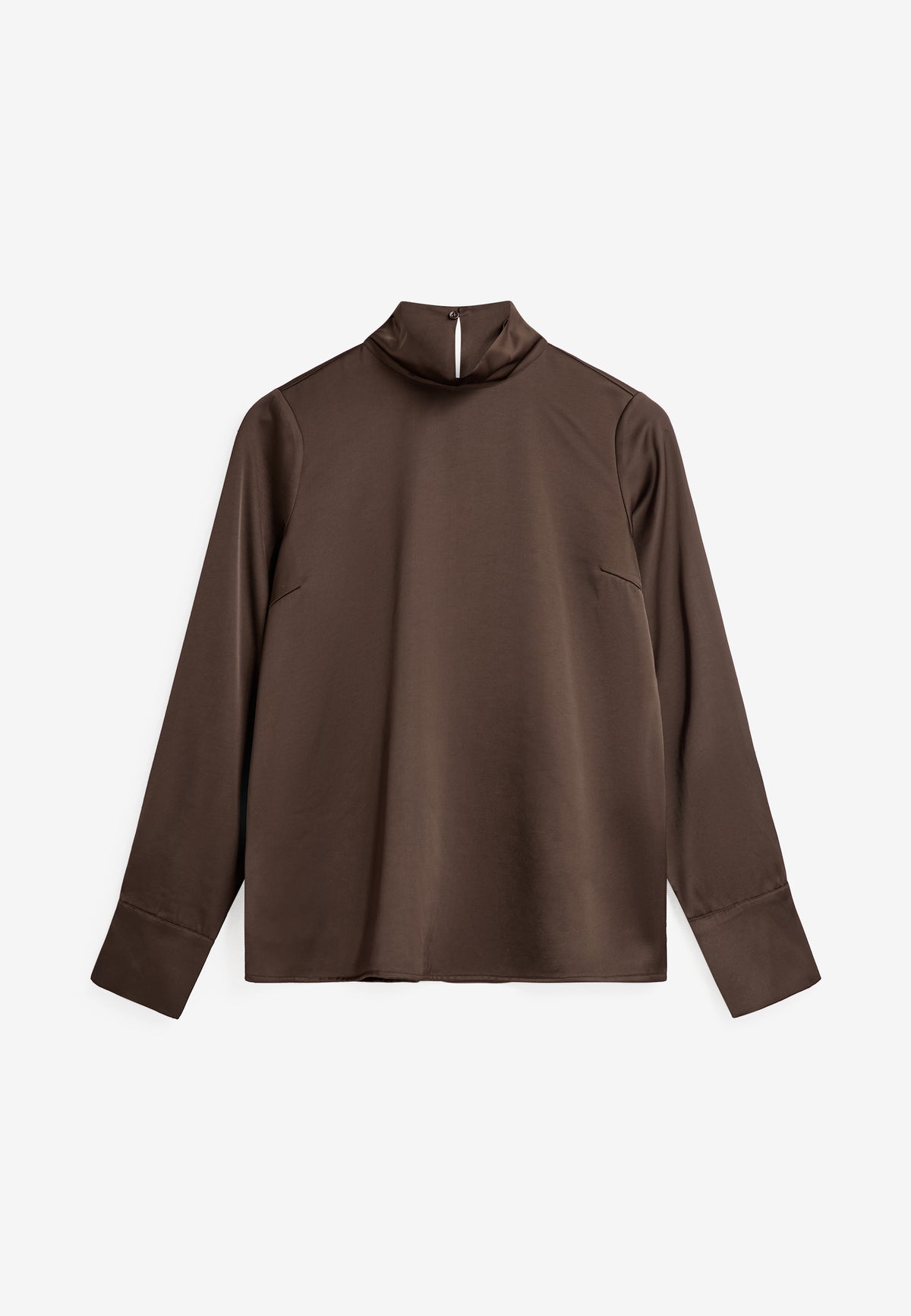 minimum female Paulina blouse 4482 Long Sleeved Blouse 0812 Turkish Coffee