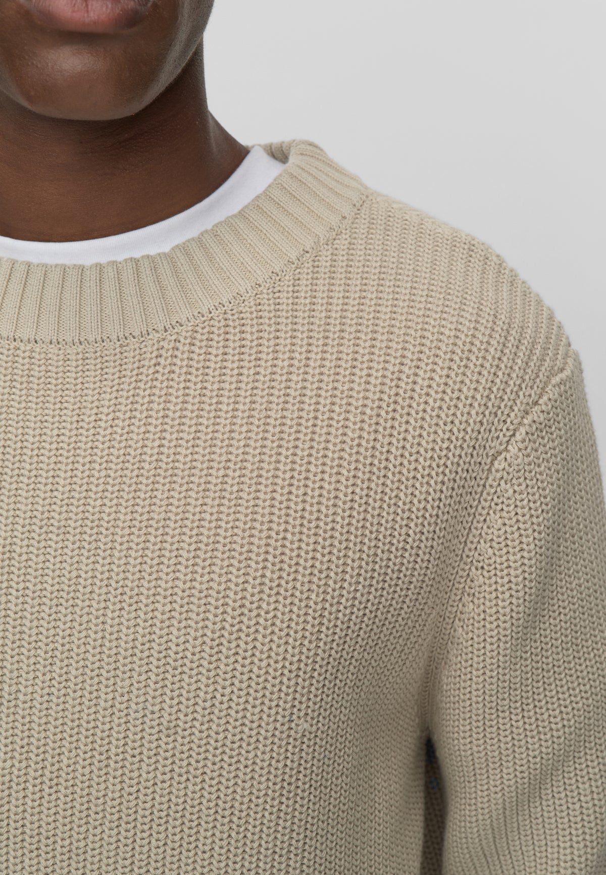 minimum male Rob basic knit sweater G006 GOTS Sweater 6305 Pelican