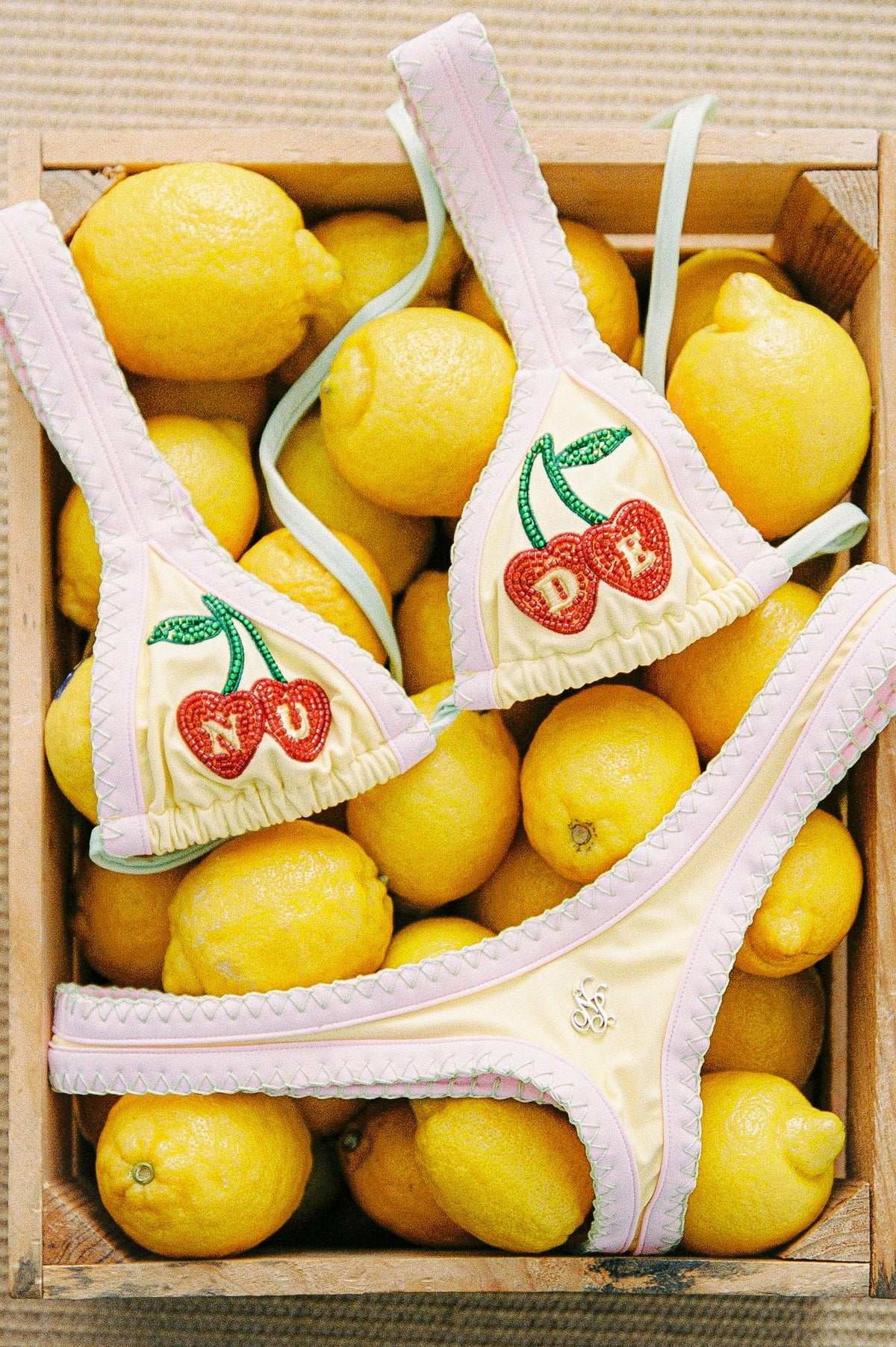 Top Bikini Coralite Giallo