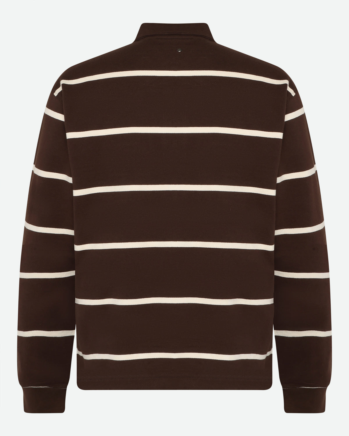 minimum male Tate rugby polo 4456 GOTS Polo 1914 Seal Brown