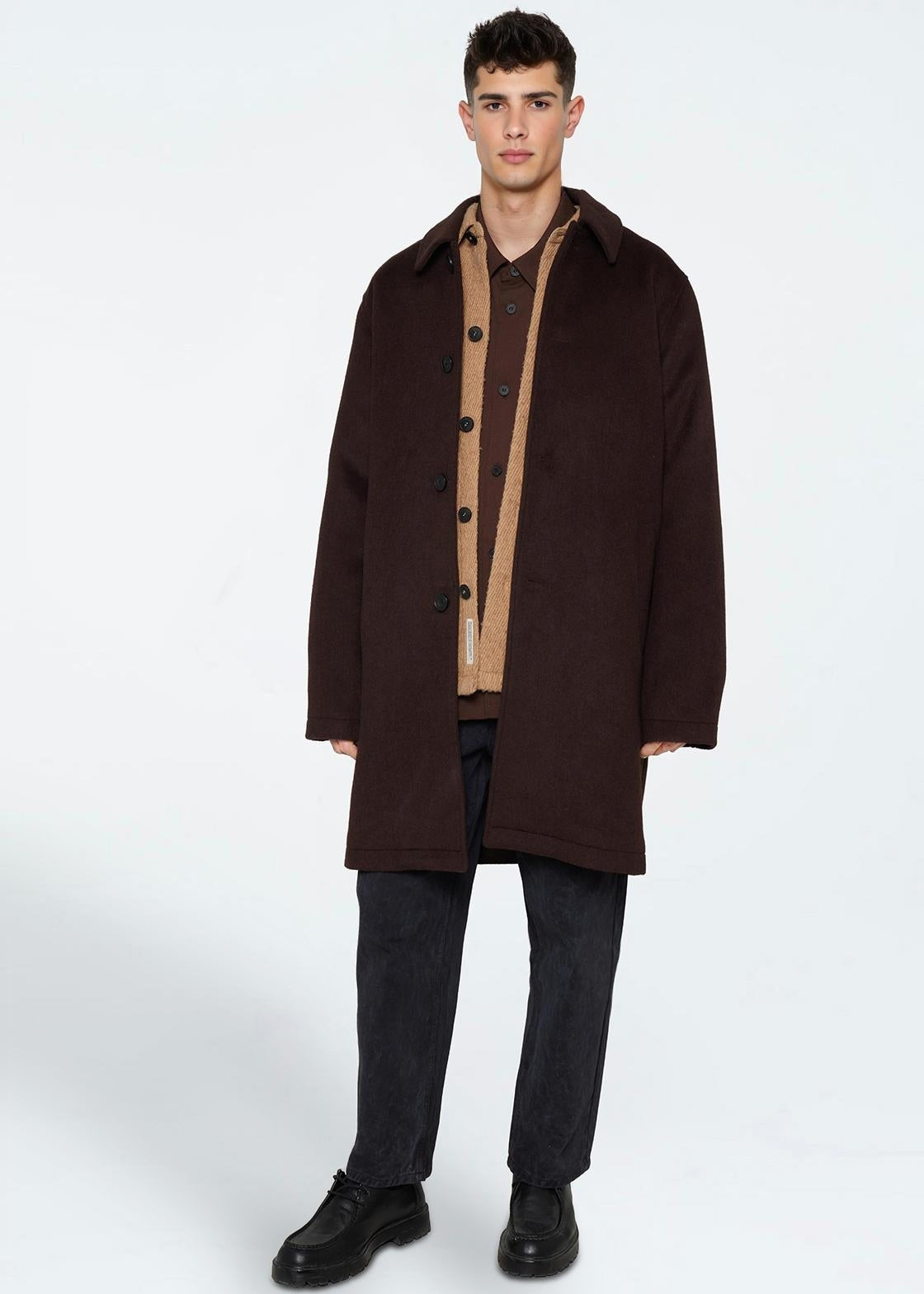minimum male Travis Coat 4312 Outerwear 1914 Seal Brown