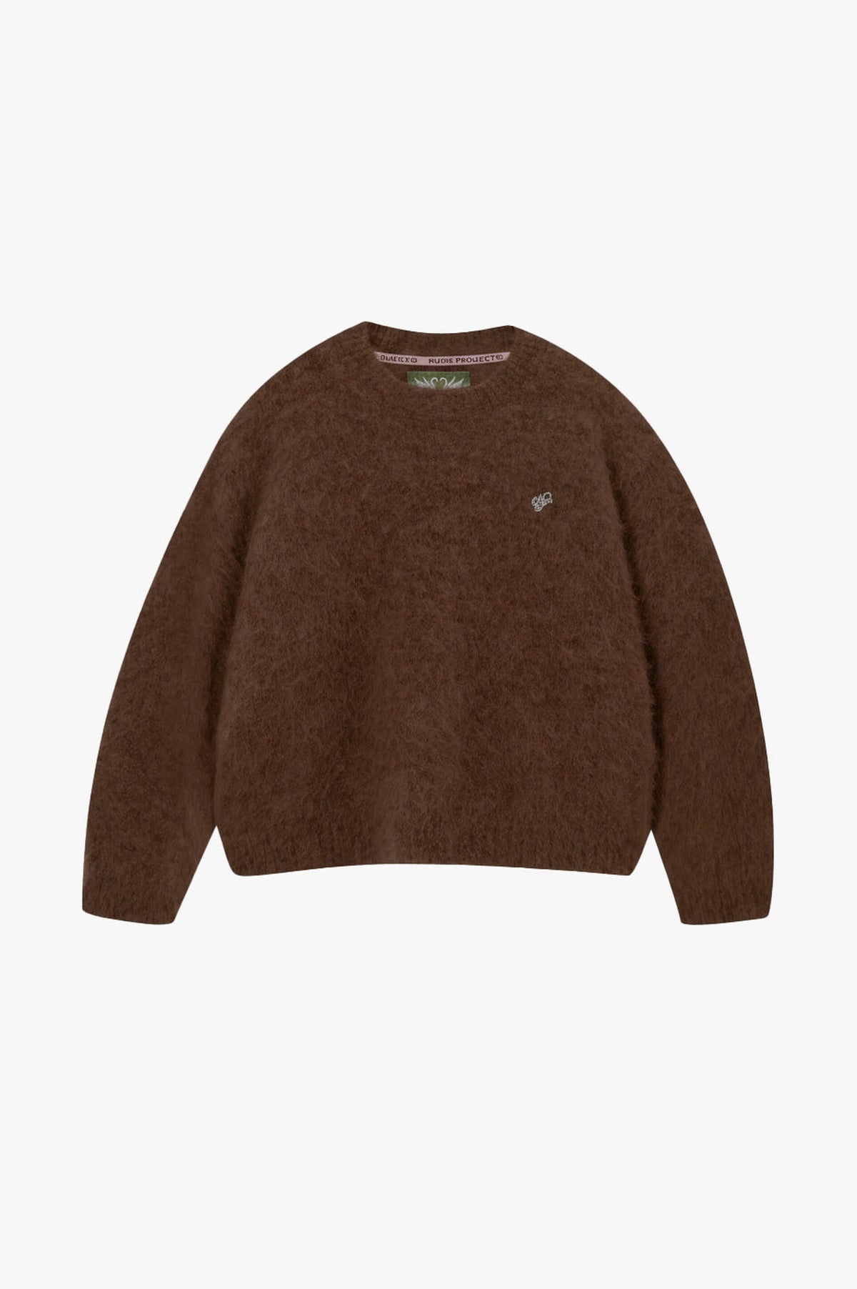 Alpaca Knit Sweater Brown