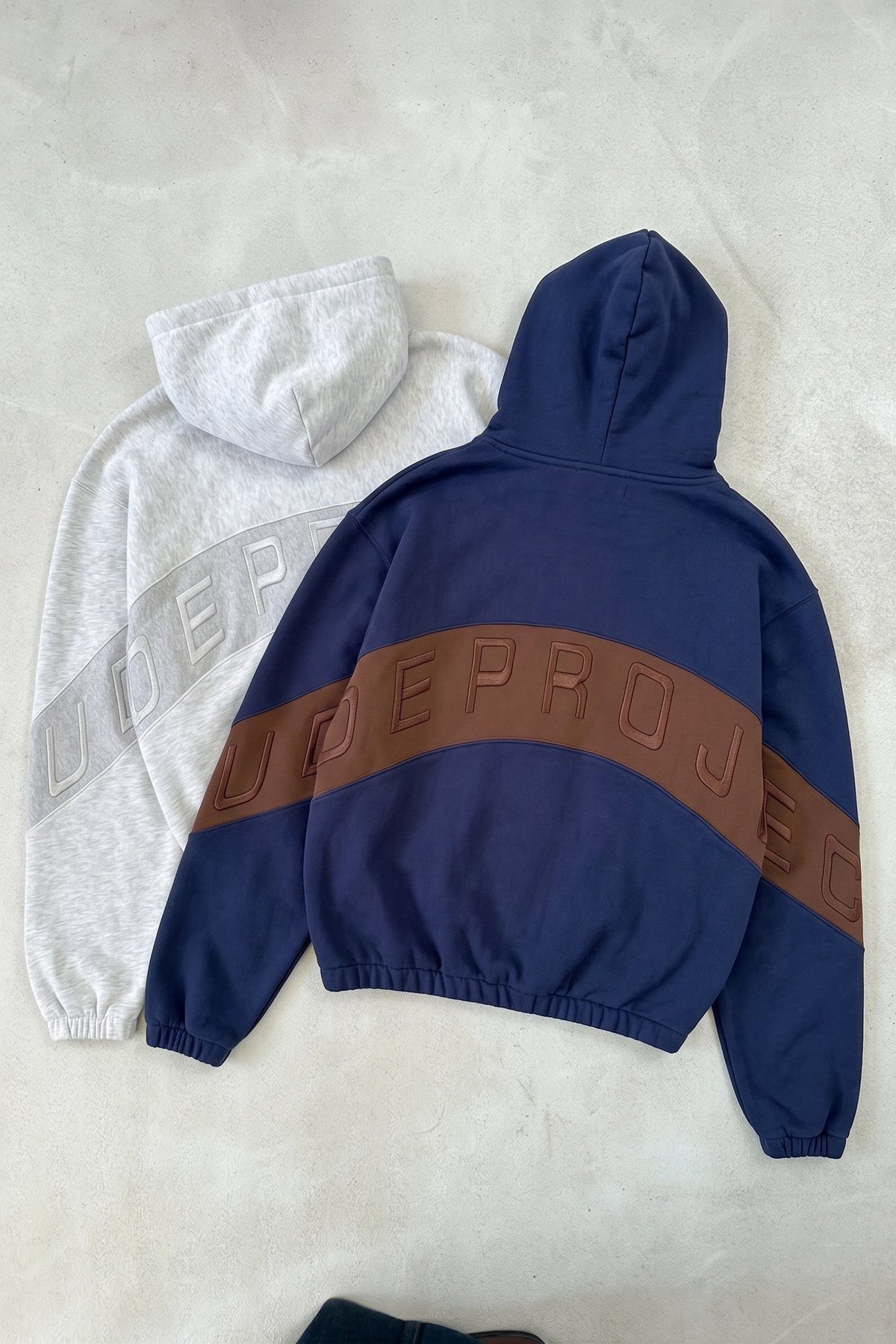 C-suite Zip-Up Hoodie Grey